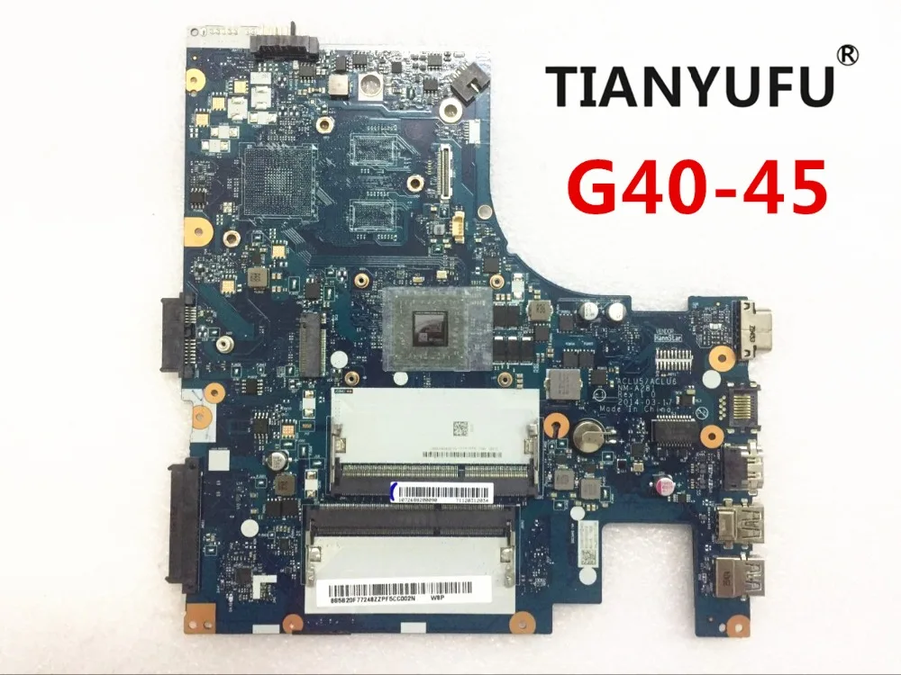 Для lenovo G40-45 материнская плата для ноутбука ACLU5 ACLU6 NM-A281 материнская плата с процессором(для процессора amd) DDR3 протестированная работа