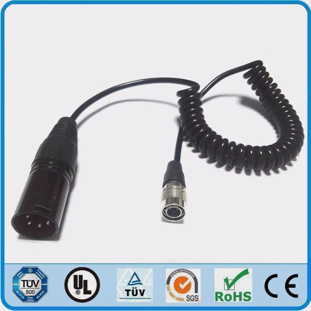 XLR папа 4PIN к Hirose 4 контактный разъем пружинный кабель для звуковых устройств
