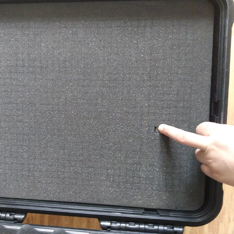 SQ5124 IP67 водонепроницаемый рейтинг жесткая пластмассовая коробка для хранения с