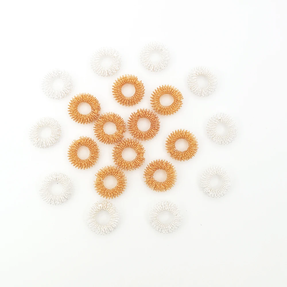 SPEQUIX 10 шт. Акупрессура увеличить поток крови циркуляции палец кольцо для массажа