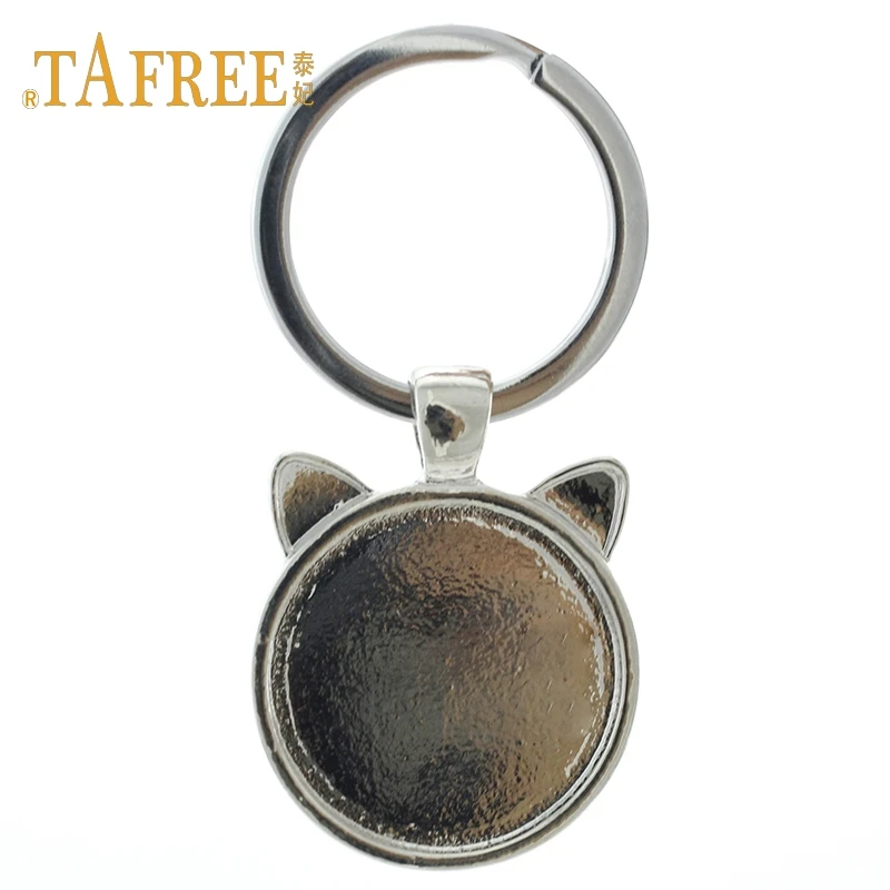 TAFREE пользовательский брелок фото собаки кошки питомца дизайн родиевое покрытие
