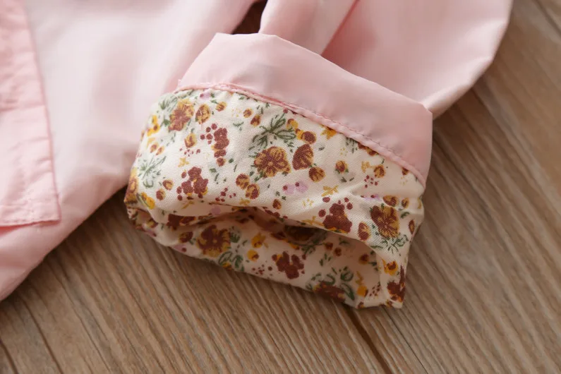 Baby Girl hoodies infant jackets coat for Girls Cartoon rabbit Spring Autumn outerwear Children's Coat Kids Trench coats 1-6year | Детская