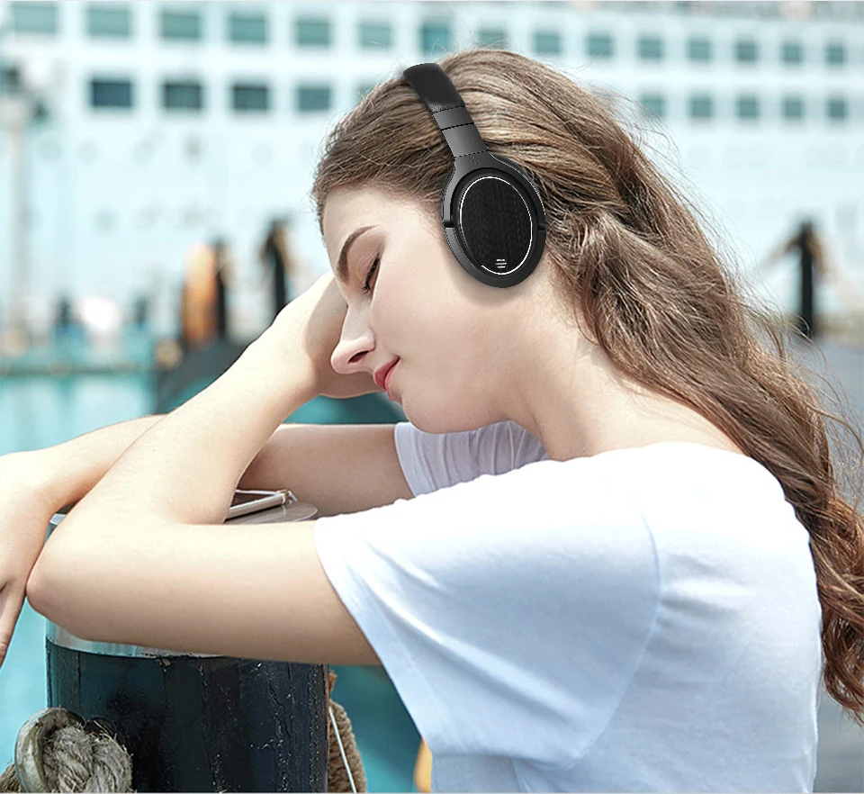 LCJCHDF M1 Active Noise Cancelling Headphones Wireless Headset Microphone Portable Headset With Microphone For Phones And Music