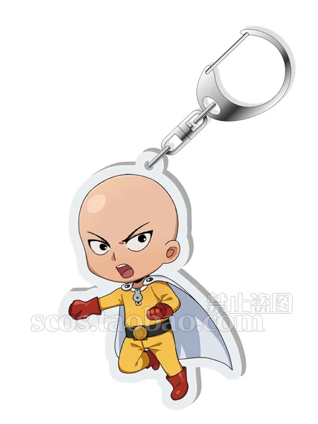 Аниме ONE PUNCH-MAN Saitama Genos thorous Tornado KING speed sonic брелок для косплея акриловая фигурка