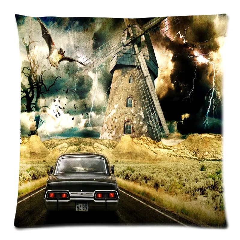 Supernatural Pattern Cotton Linen Pillow Case/Cushion Cover 17.7&quotX17.7&quot(45 X 45CM) Twin Side Printing | Дом и сад