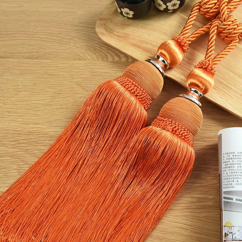 1 пара Шторы завязки висят шары Ленточки для гостиной Спальня s держатель