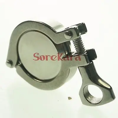 A Set 57mm Sanitary Tri Clamp Weld Ferrule + Silicon Gasket End Cap 304 Stainless steel | Обустройство дома