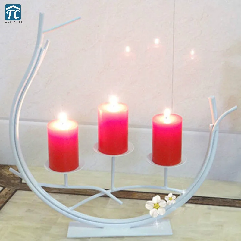 Свадебная подставка для свечей Portavelas Candelabra модное романтическое украшение стол