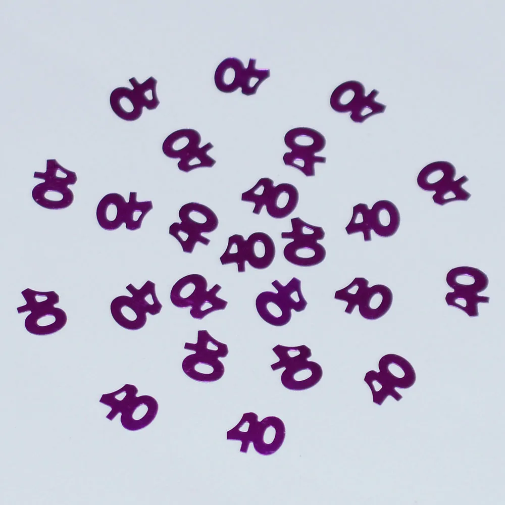 40 лет мужские женские для вечеринки в честь Дня рождения дневные цифры с