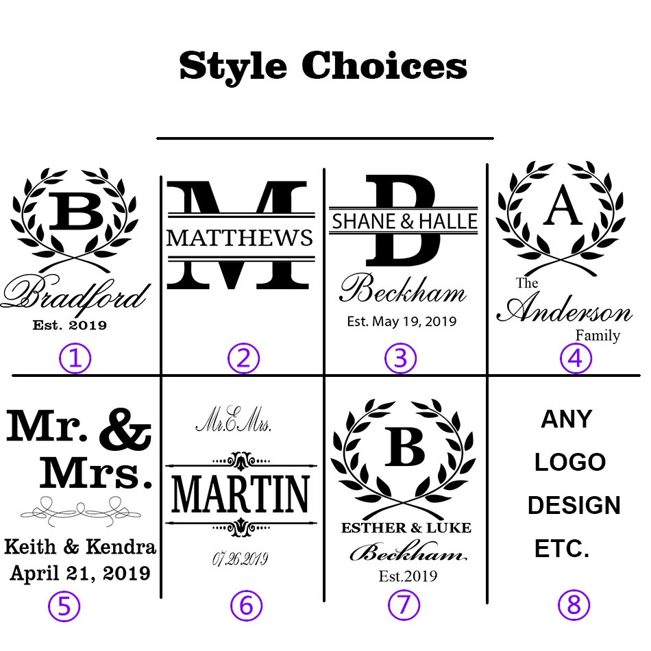 Персонализированные кожаные подставки набор из 6 круглых/квадратных подставок с