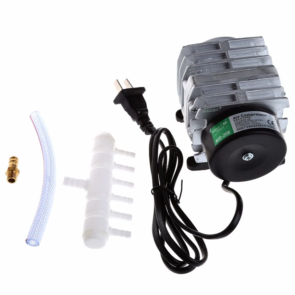 Электромагнитная емкость 45 л/мин 25 Вт освещение для аквариума кислородный пруд