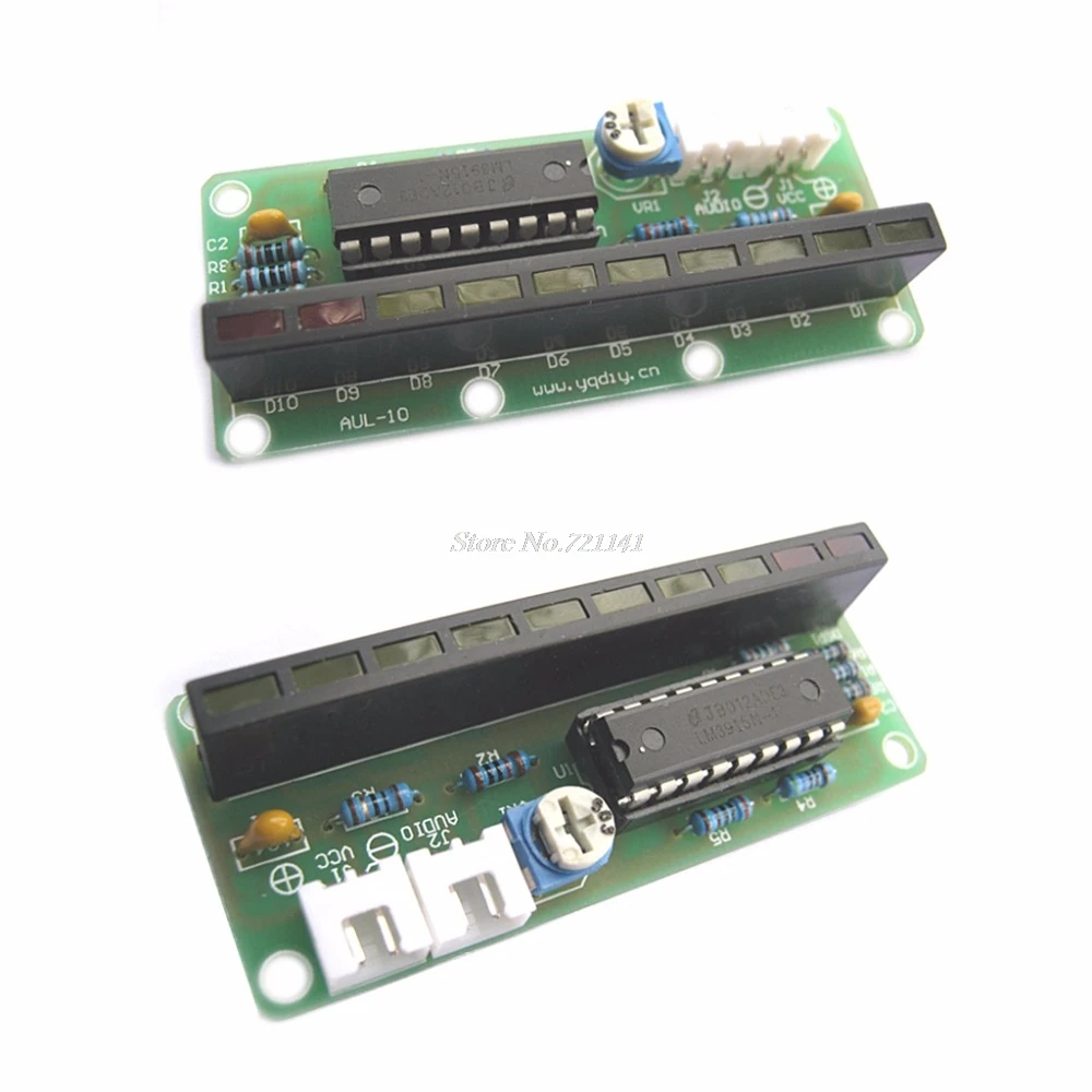 LM3915 аудио сигнал индикатор уровня DIY Kit Электронная практика обучения Прямая