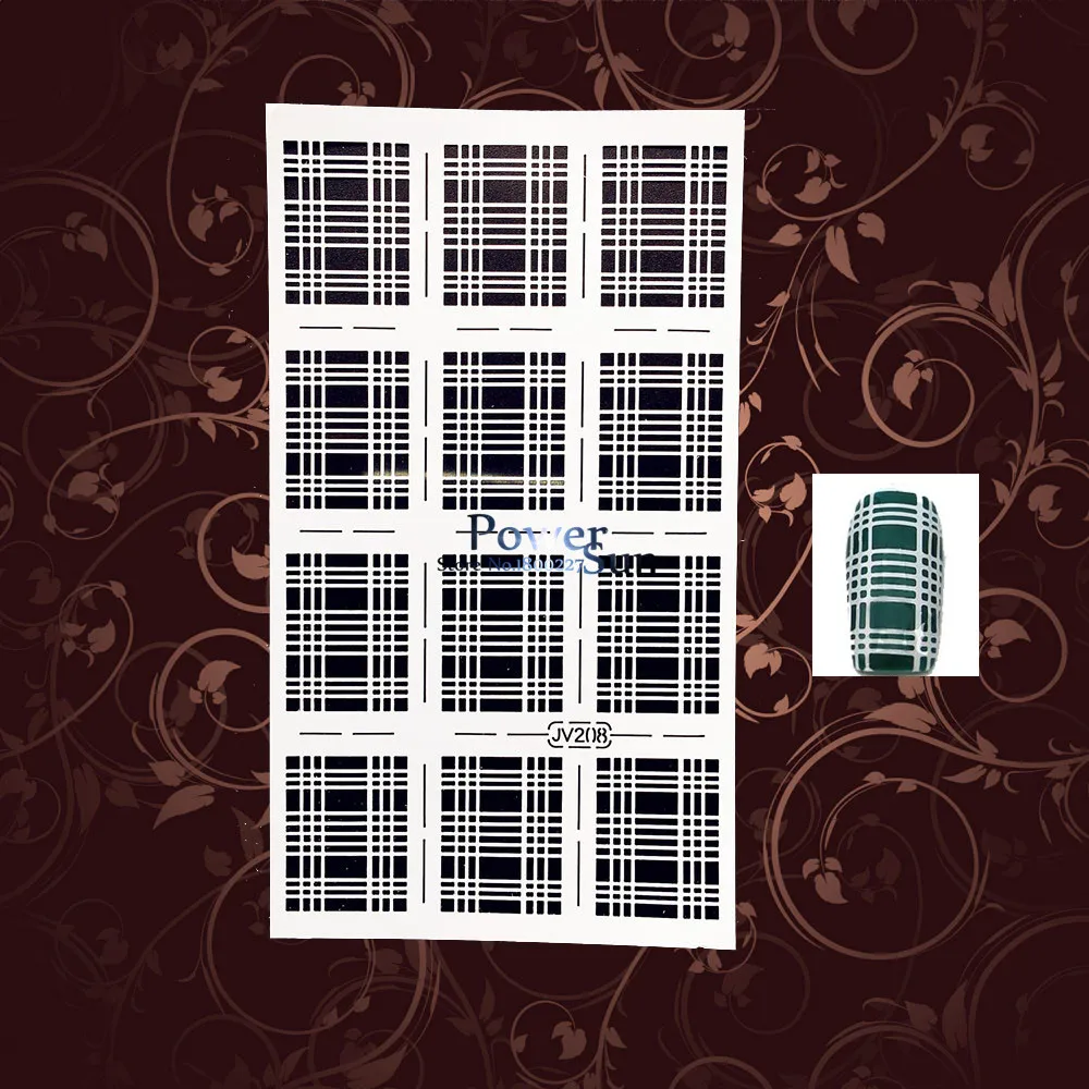 Пикантная белая Бриллиантовая узорная маникюрная живопись фольга для ногтей