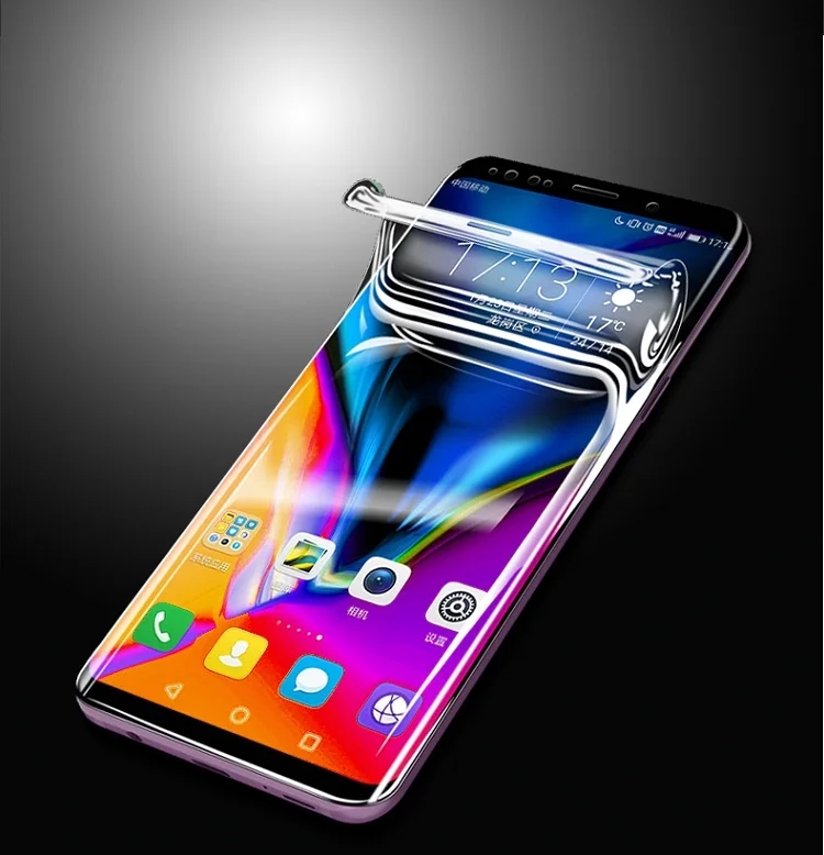 Полностью Защитная мягкая Гидрогелевая пленка для Oppo R15 A3 A5 F7 A7X F9 R15X защитная экрана R17 Pro Realme Find X Reno
