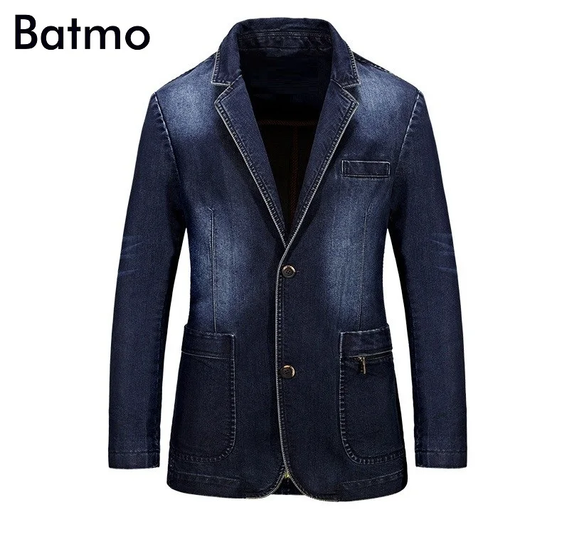 2017 новое поступление хлопковый однобортный мужской повседневный Джинсовый