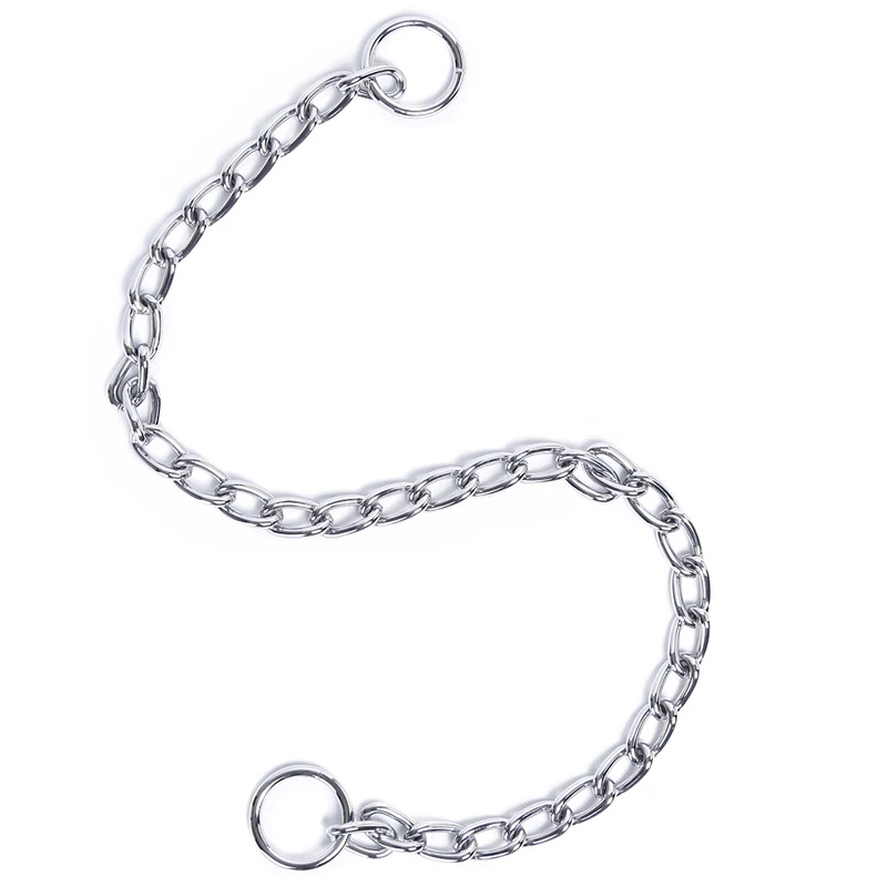 

Stainless Steel Dog Chain Metal Silver Collar Training Dog Large Chain Necklace