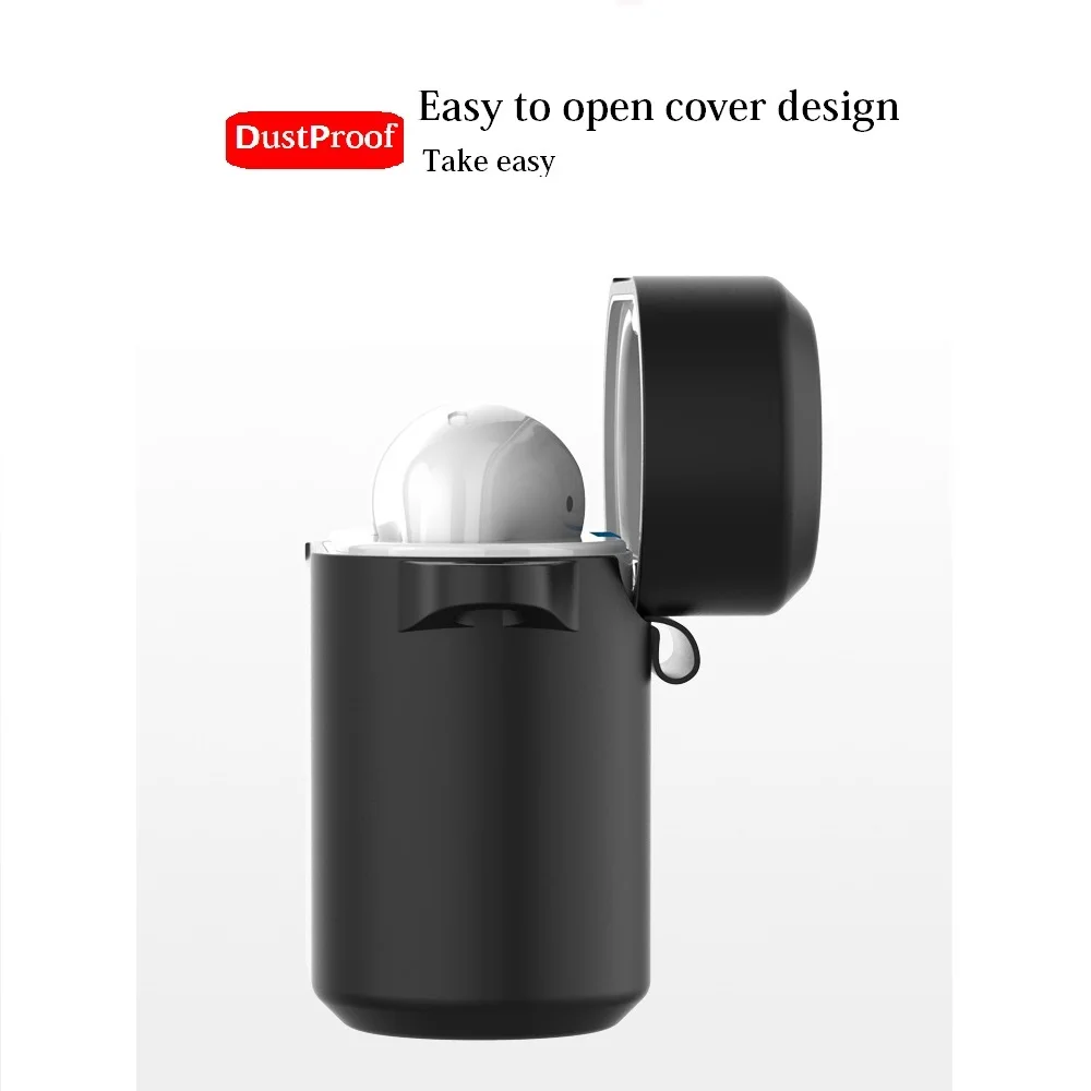 Силиконовый мультяшный беспроводной Bluetooth чехол для наушников AirPods аксессуары