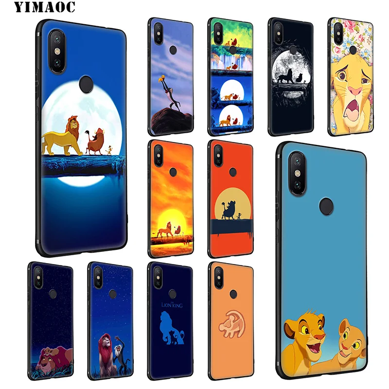 YIMAOC The Lion King Cartoon Soft Case for Xiaomi Mi 9T 9 8 Se 6 MAX 3 A1 A2 Lite MiA1 MiA2 CC9E CC9 6X 5X POCOPHONE F1 |