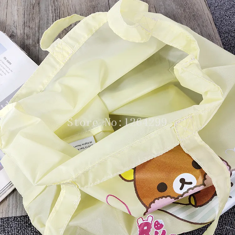 Новая мода Rilakkuma Девушки Женщины Складные хозяйственные сумки для детей Подарки