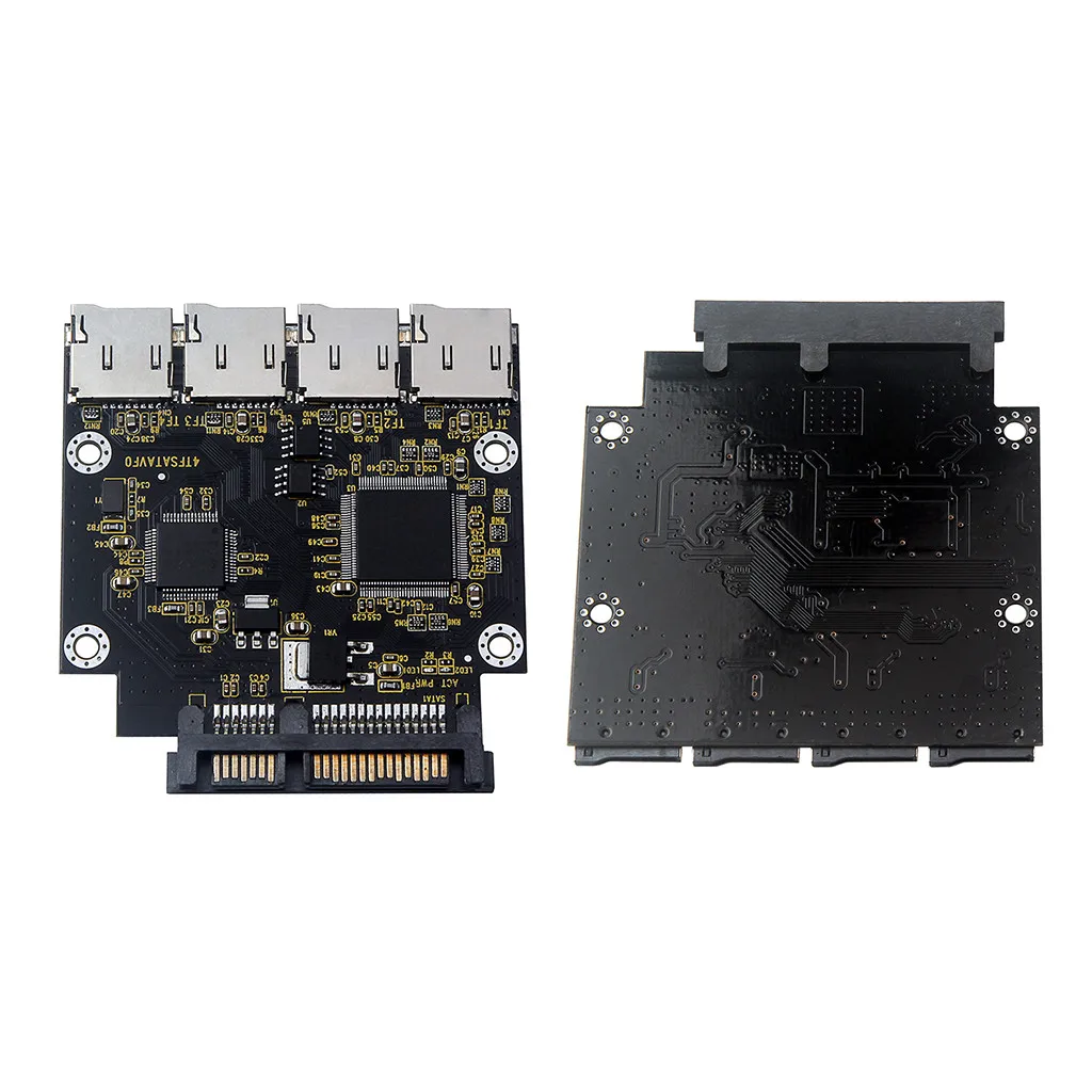 SP Новинка 4 Micro SD TF карта на 22pin SATA адаптер карта 2," hdd корпус с RAID 0 мульти TF карты на SATA
