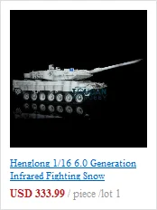Henglong 1/16 зеленый 6,0 версия инфракрасный боевой Leopard2A6 rc Танк 3889 отдача ствола металлический трек Резина TH12771