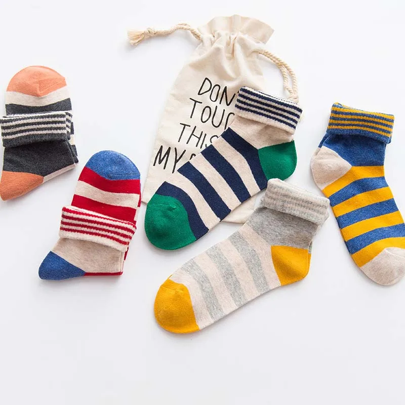 [EIOISAPRA] яркие цветные полосатые носки японские креативные женские в стиле