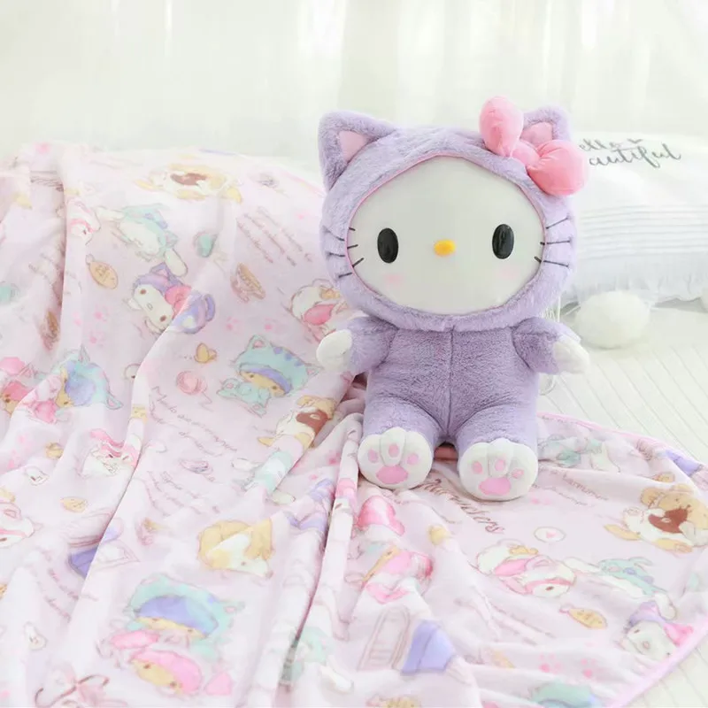 My Melody Cinnamoroll пудинг собака плюшевое одеяло игрушка мягкая чучела животных куклы для детей подарок для девочек 48 см