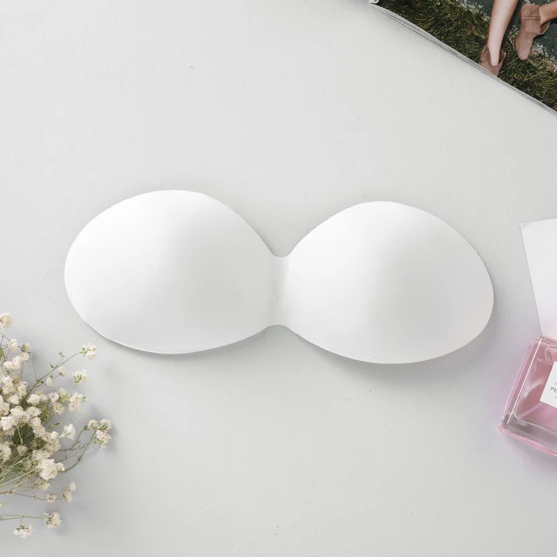 Цельный один размер однотонная хлопковая груди бикини с подкладкой вставки