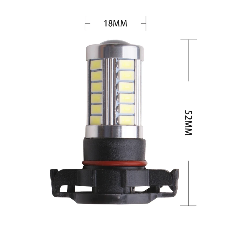 Kevanly 1 шт. автомобильный противотуманный фонарь H8 H11 Led 9005 Hb3 9006 Hb4 H4 H7 1157 P13w H16 5630 33SMD дневные ходовые огни светильник поворот Парковка лампы