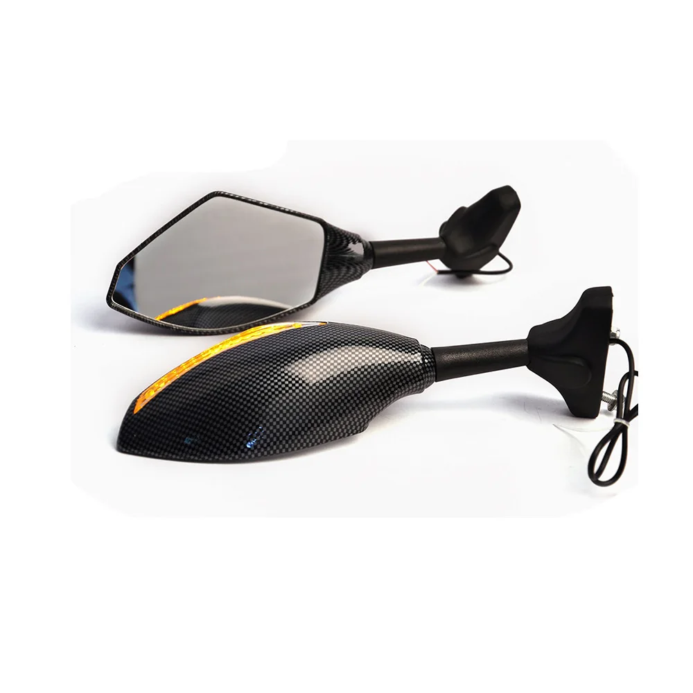 Зеркала поворотника из углеродного волокна для Hyosung GT125R GT250R GT650R|turn signal mirror|motorcycle