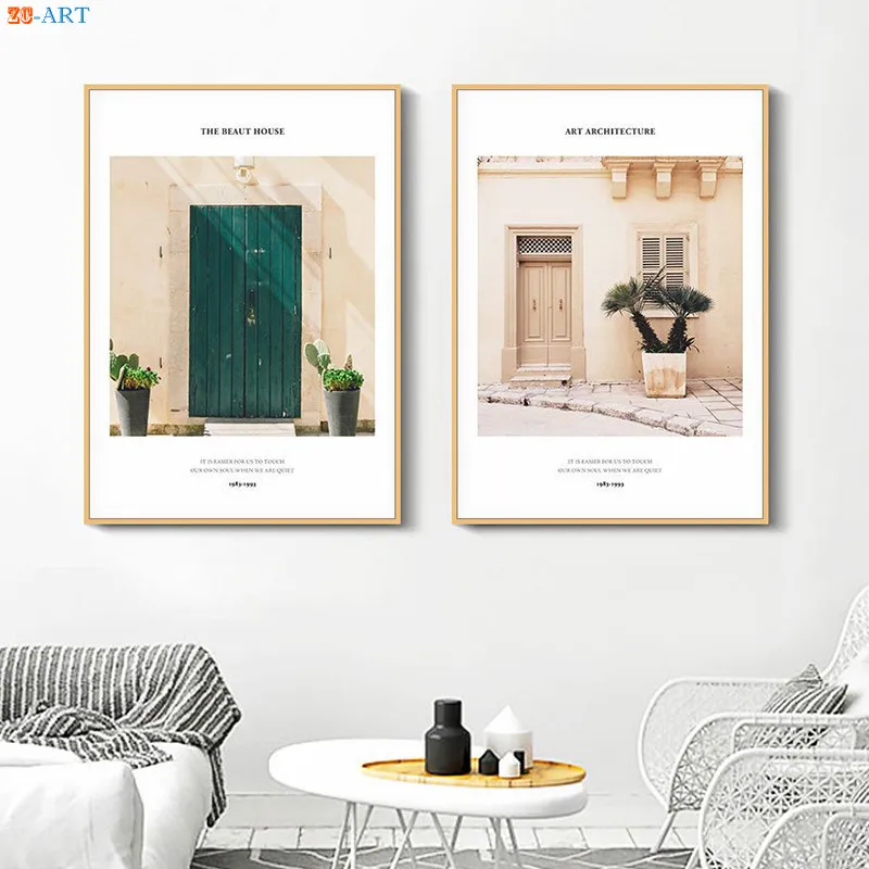 Картина на холсте с принтом летняя картина пастельные тона Скандинавское