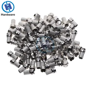 50 шт. 75-5 F Штекерный разъем винтового типа для RG6 спутниковой ТВ антенны коаксиального кабеля скручиваемого RG6