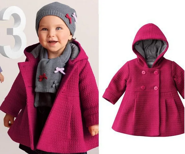 2018 зимние пальто для маленьких девочек детские куртки Тренч куртка Bebe пончо