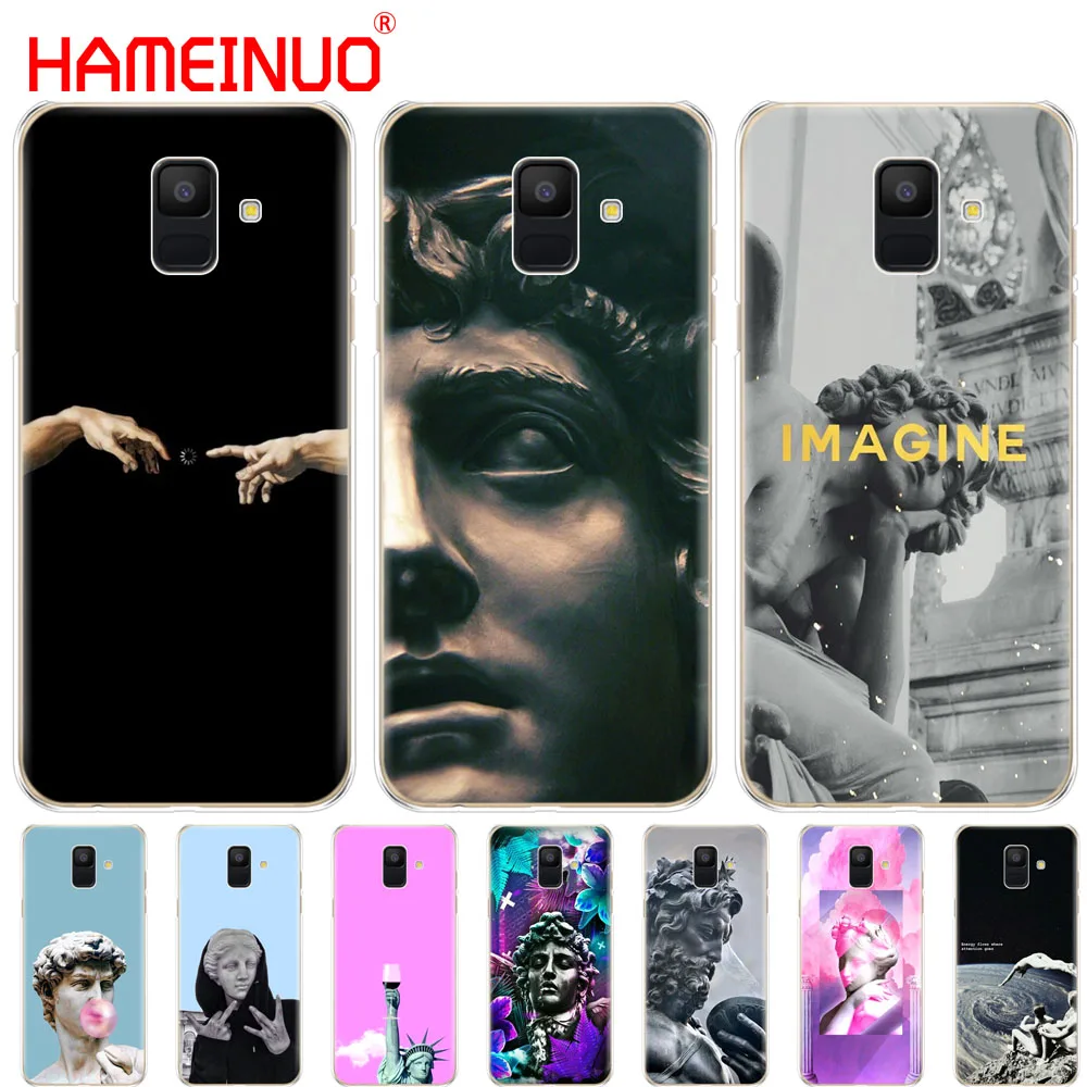 HAMEINUO Ретро Винтаж/бронзовая скульптура крышка чехол для телефона для samsung Galaxy J4 J6 J8 A9 A7 A6 A8 плюс j7 duo