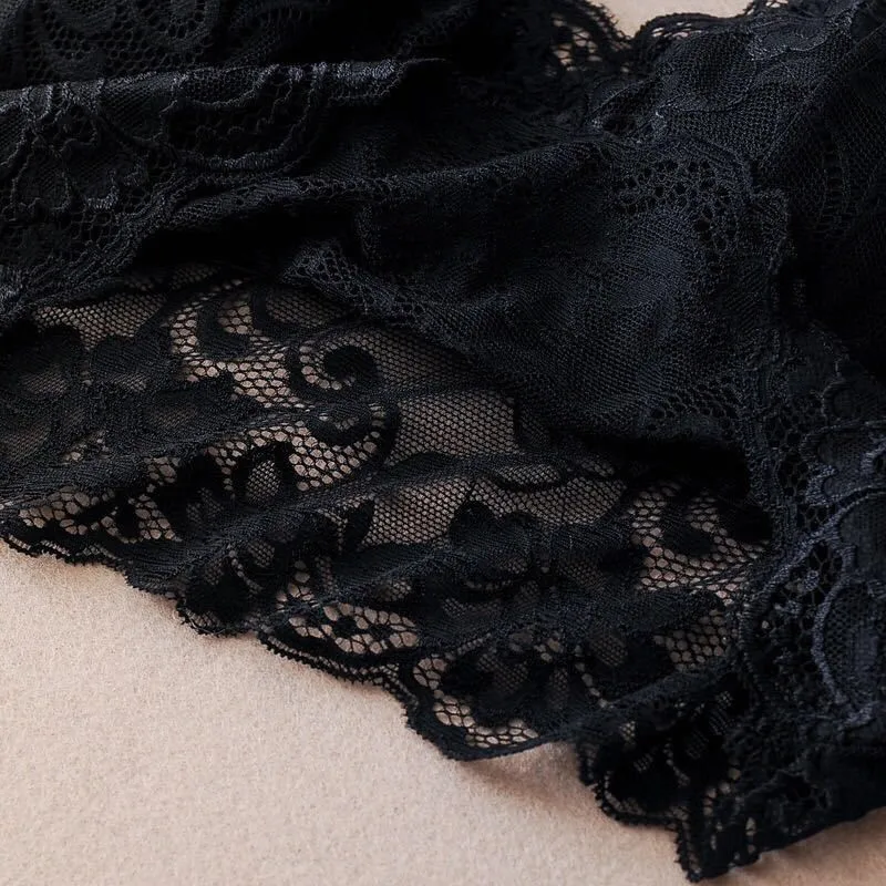 Новые модные женские модальные кружевные цветочные вязаный Бралетт