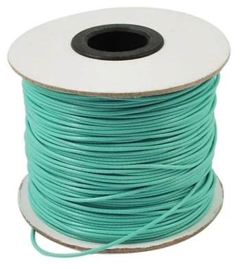 DarkTurquoise 0,5 мм 1,5 мм около 185 ярдов/рулон корейского вощеного полиэфирного шнура шнур из бисера нить для самостоятельного изготовления ювелирных изделий браслет ожерелье - Цвет: DarkTurquoise