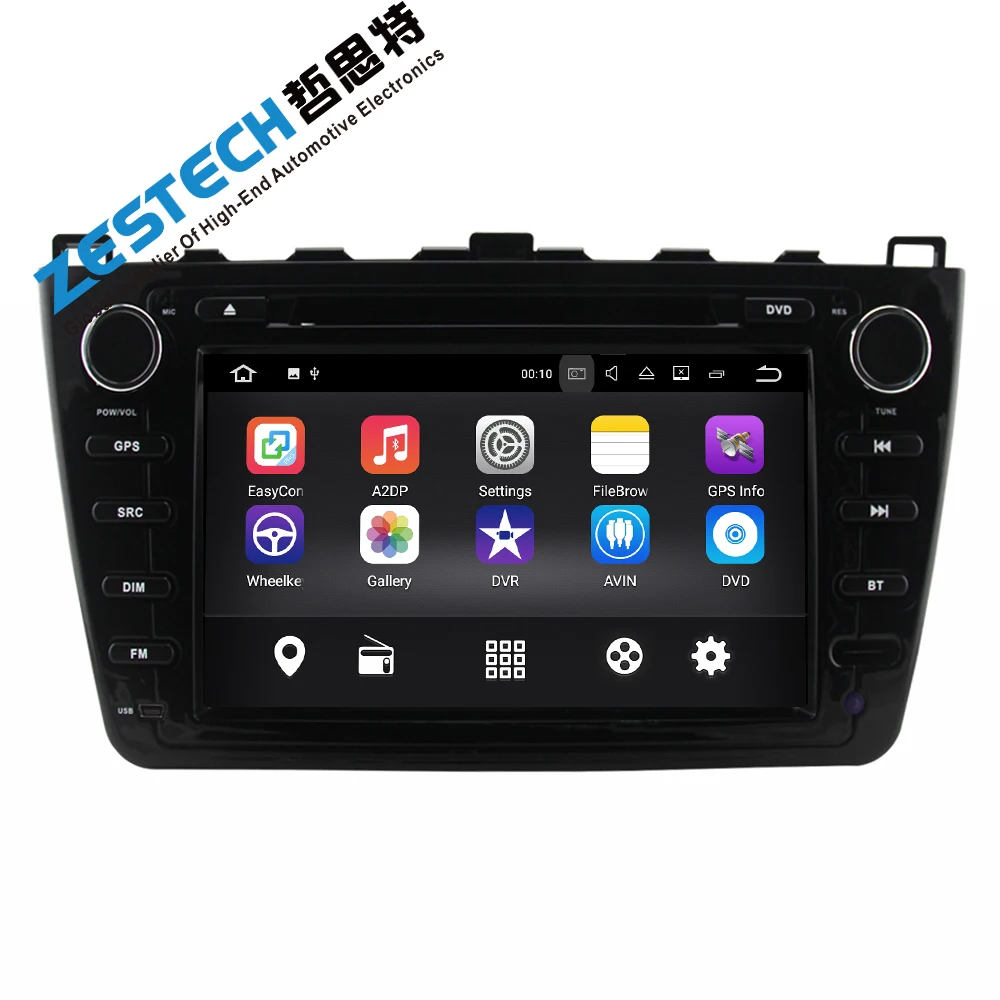 Автомобильный dvd плеер на android 7 1 для Mazda 6 2008 2012 с радио/gps/wifi/3g/USB/