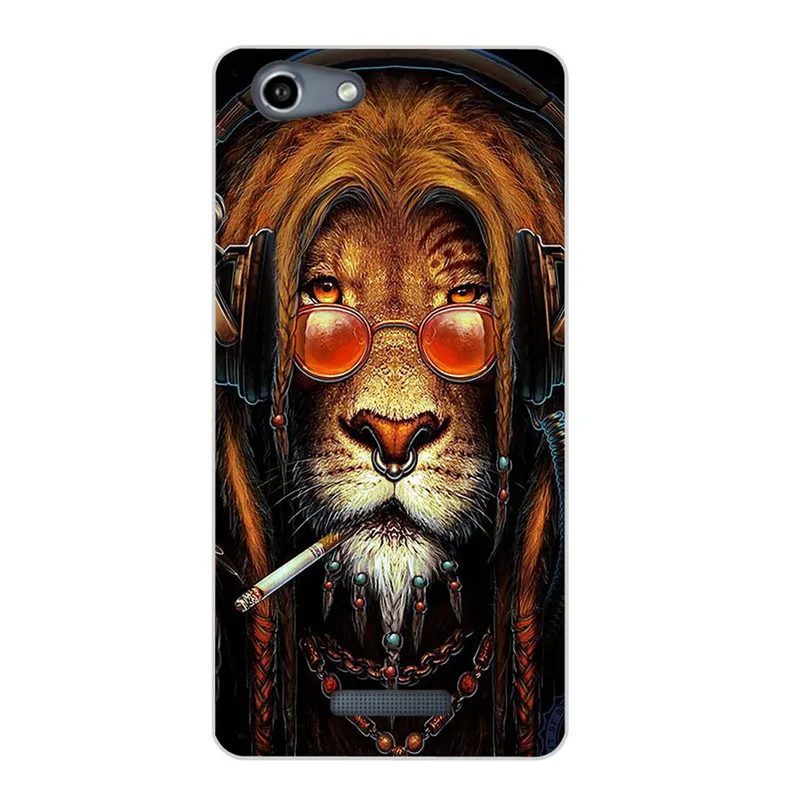 Мультяшный чехол для Highscreen power Rage EVO мобильного телефона TPU окрашенный красивый