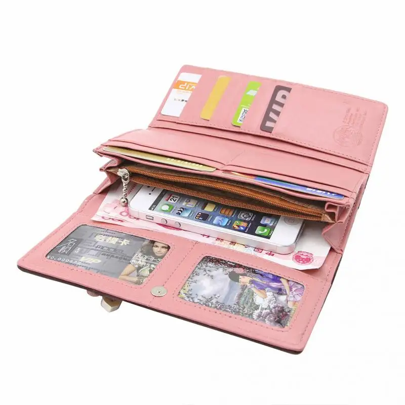 Длинный дизайнерский кошелек женские кошельки с держателем для карт роскошный