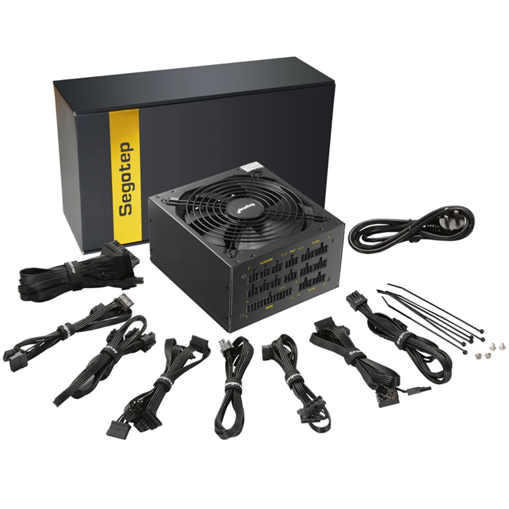 1250 Вт GP1350G полностью модульная конструкция ATX PC Компьютерная горная Электропитание игровые PSU для AMD Crossfire Active PFC 93.8% эффективность