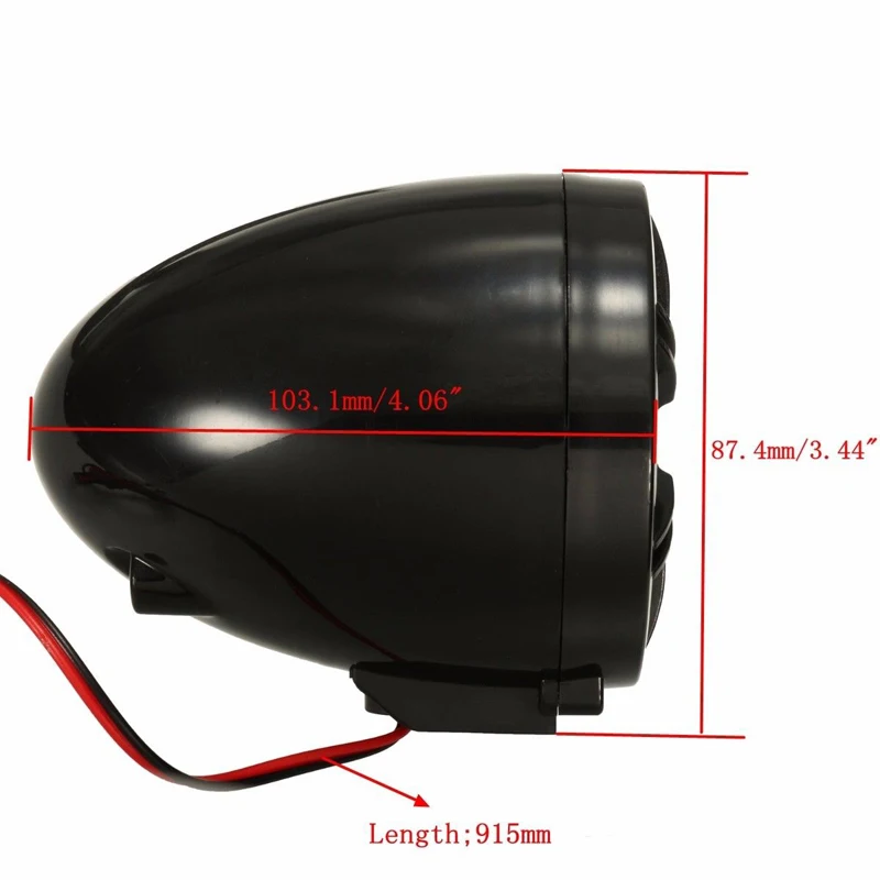 12V мотоцикл аудио дистанционный Управление Динамик звуковой сигнал Системы USB MP3 FM радио