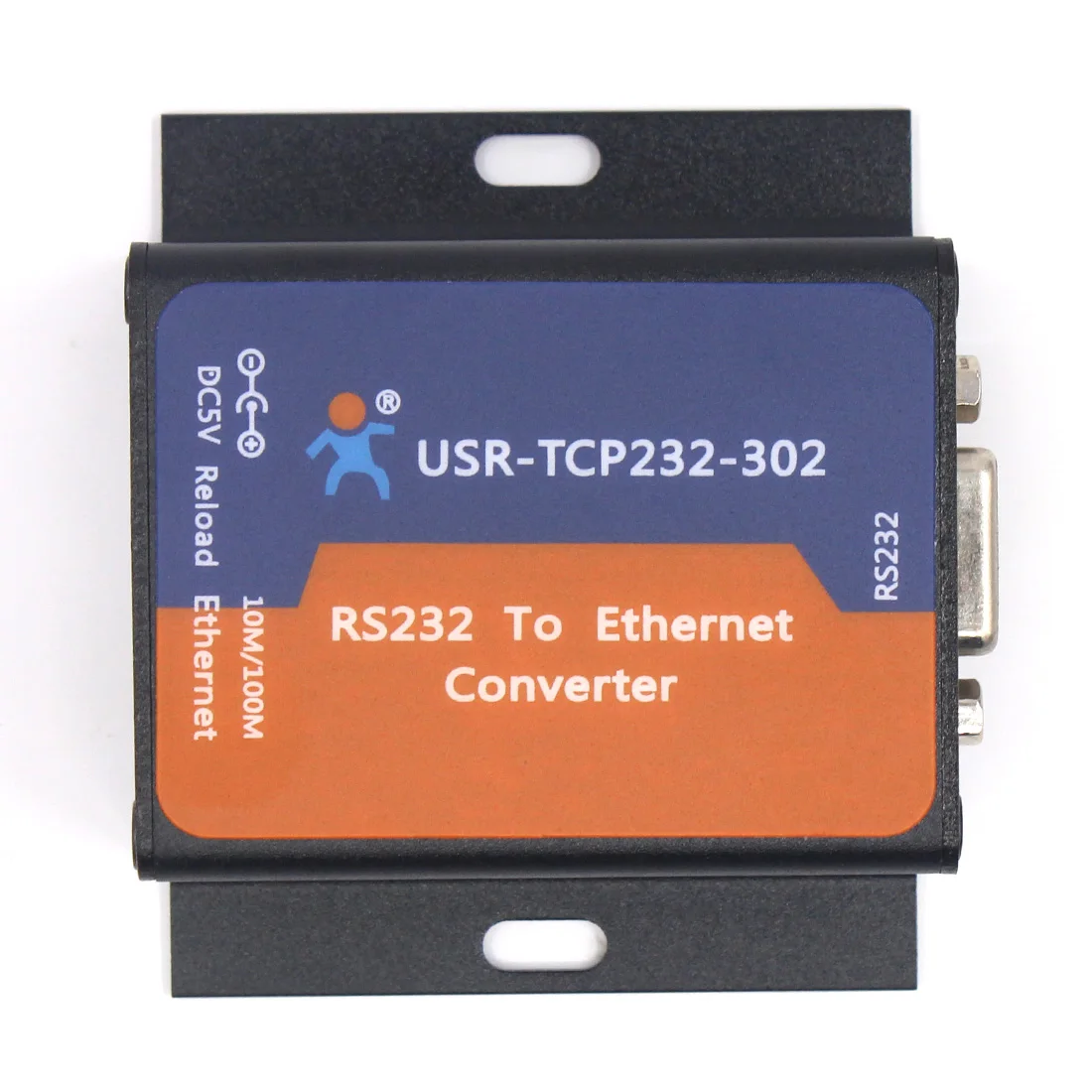 

USR-TCP232-302 1-Port RS232 to Ethernet Converter Tiny Size Serial RS 232 to Ethernet TCP IP Server Module Support DHCP/DNS