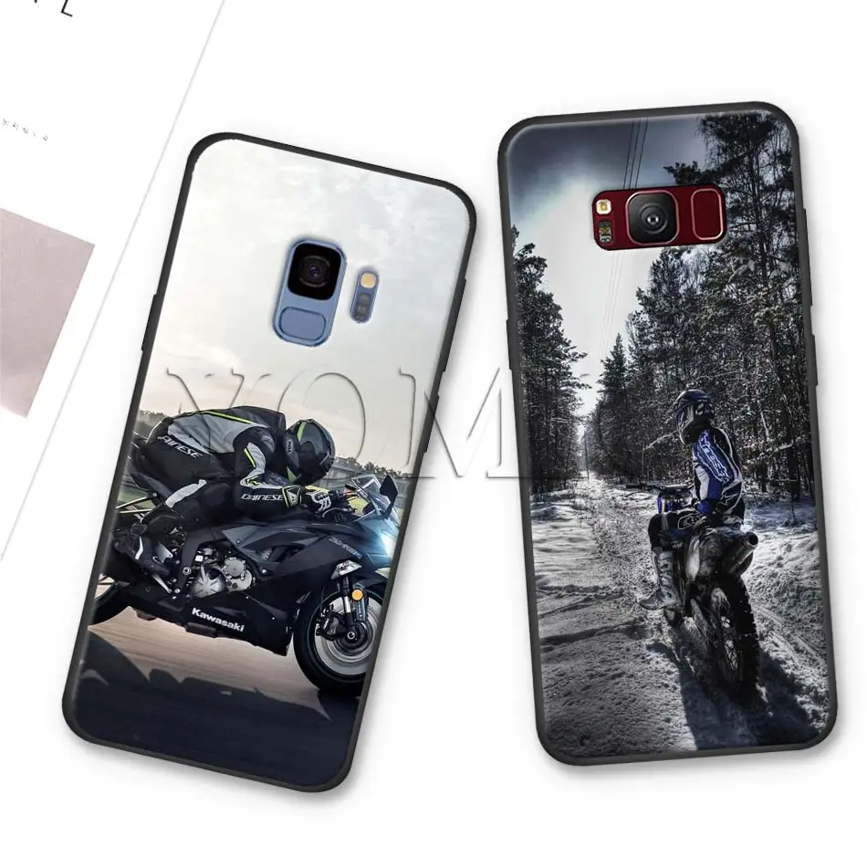 moto cross motorcycle sports black tpu case for samsung galaxy s20 fe s21 note 20 ultra s10 10 lite s9 plus s8 s10e soft cover free global shipping