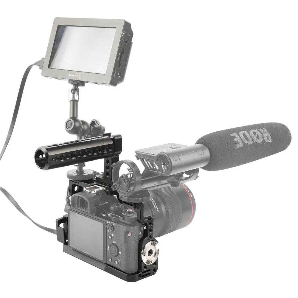 

SmallRig A7/A7R/A7S Camera Cage+Handgrip Top Handle+HDMI Cable Clamp Accessories Kit For Sony A7/A7R/A7S Cage -2010