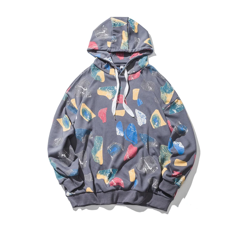 2018 мужской модный брендовый пуловер с принтом пальто длинными рукавами