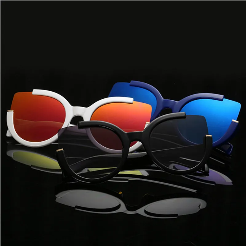 Солнцезащитные очки кошачий глаз женские винтажные модные солнечные аксессуары