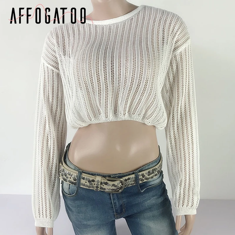 Женская блузка afogatoo летняя белая с вырезом|Майки| |