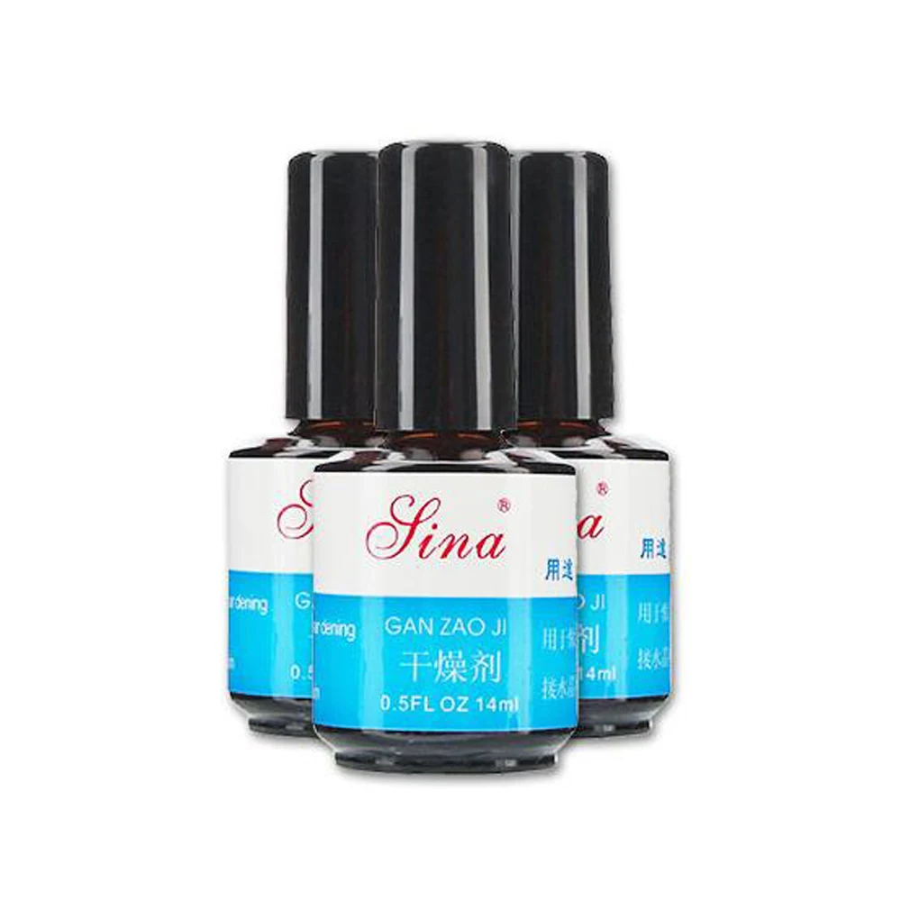 

5pcs Clear 14ml Nail Polish Top Coats Sina Topcoat UV Gel Gloss Acrylic Nail Art Gel Polish Top Coat Need Wipes Top Coat
