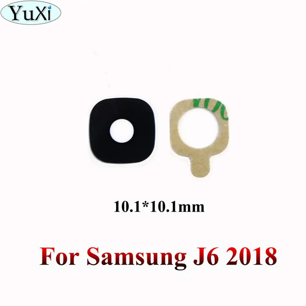 J6 2018 Юйси для samsung Galaxy J5 J3 J7 J320 J4 J6 J8 Note 4 5 3 8 задняя Камера Стекло крышка объектива с клеем - Цвет: J6 2018
