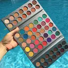 Красота застекленные 63 цвета светящиеся мерцающие блестящие тени для макияжа Pallete водонепроницаемые хайлайт матовые тени для век Палитра пудра